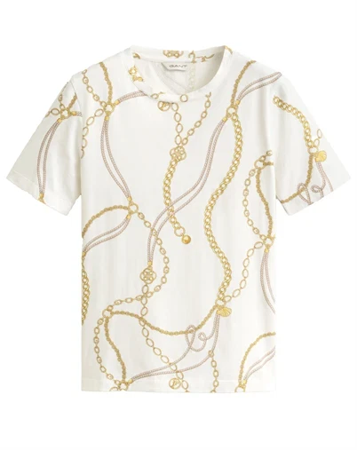 Gant - Slim T-Shirt - Eggshell